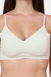 PrettyCat Sexy Women Lightly Padded Soft Bralette Bra - Light Green — thumbnail 5
